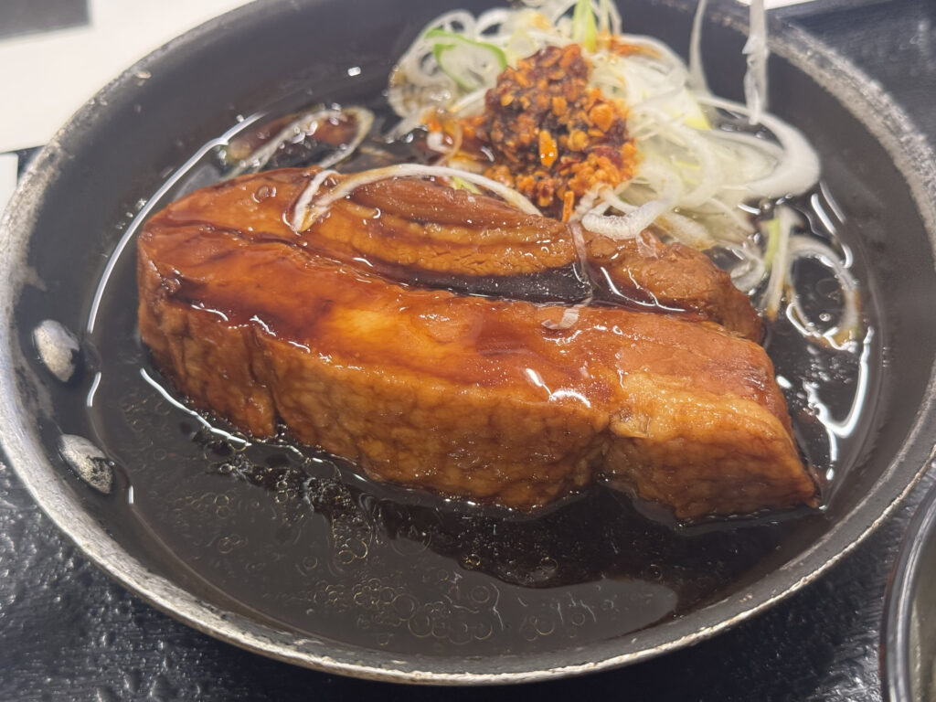 吉野家「厚切り豚角煮定食」