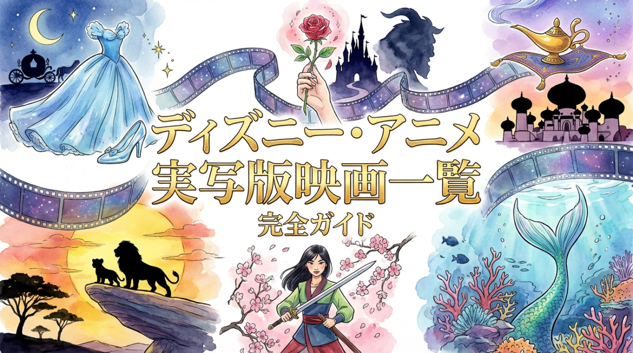 ディズニー・アニメ実写版映画一覧