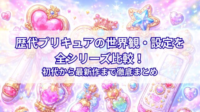 歴代プリキュアの世界観・設定を全シリーズ比較！初代から最新作まで徹底まとめ