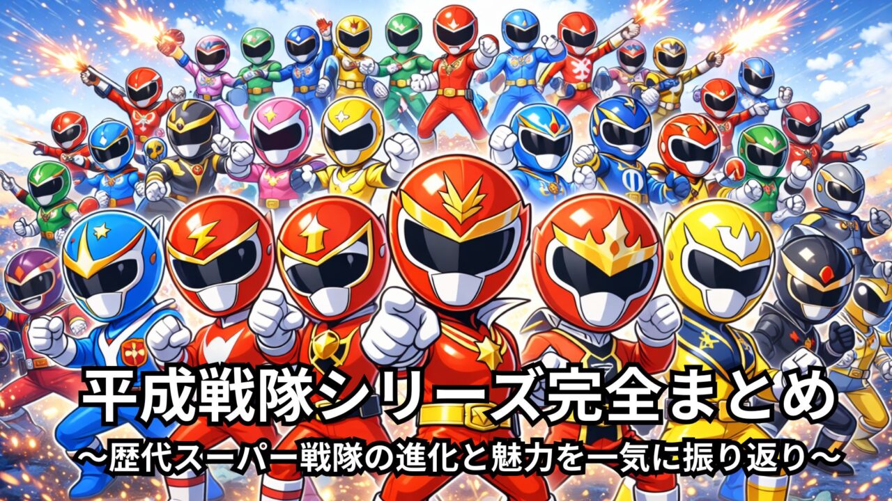 平成戦隊シリーズ完全まとめ〜歴代スーパー戦隊の進化と魅力を一気に振り返り〜