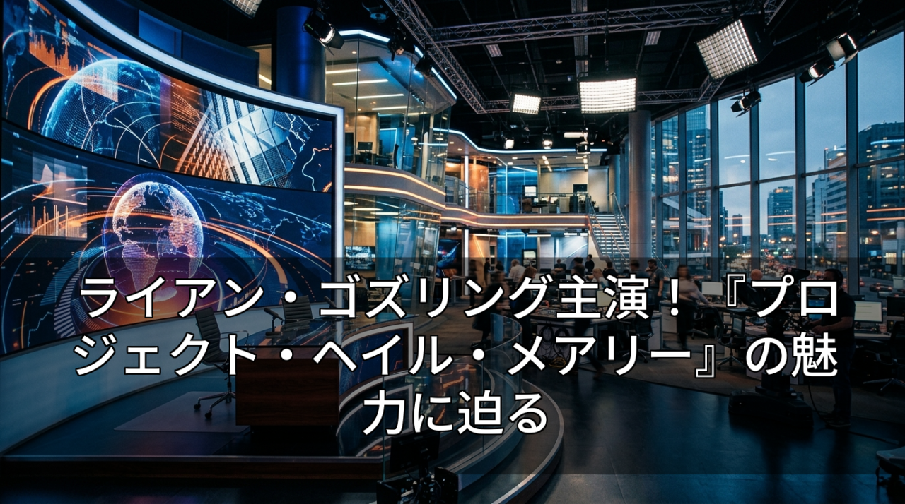 ライアン・ゴズリング主演！『プロジェクト・ヘイル・メアリー』の魅力に迫る